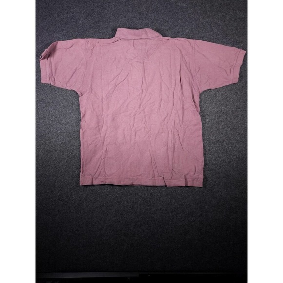 DB Basics Shirt Mens Medium M Button Polo Collared Regular Fit Cotton Stretch - Picture 9 of 12